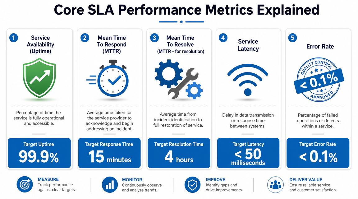 Understanding Core SLA Performance Metrics