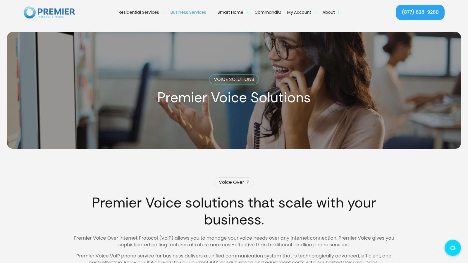 Screenshot from https://premierbroadband.com/voice-solutions/