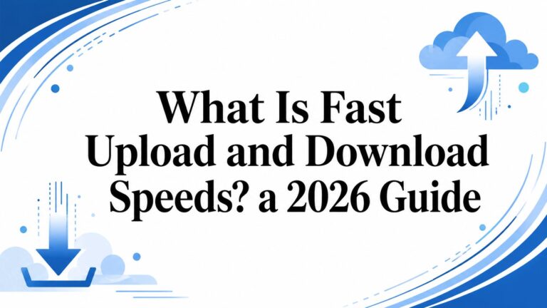 What Is Fast Upload and Download Speeds? a 2026 Guide | Premier Broadband