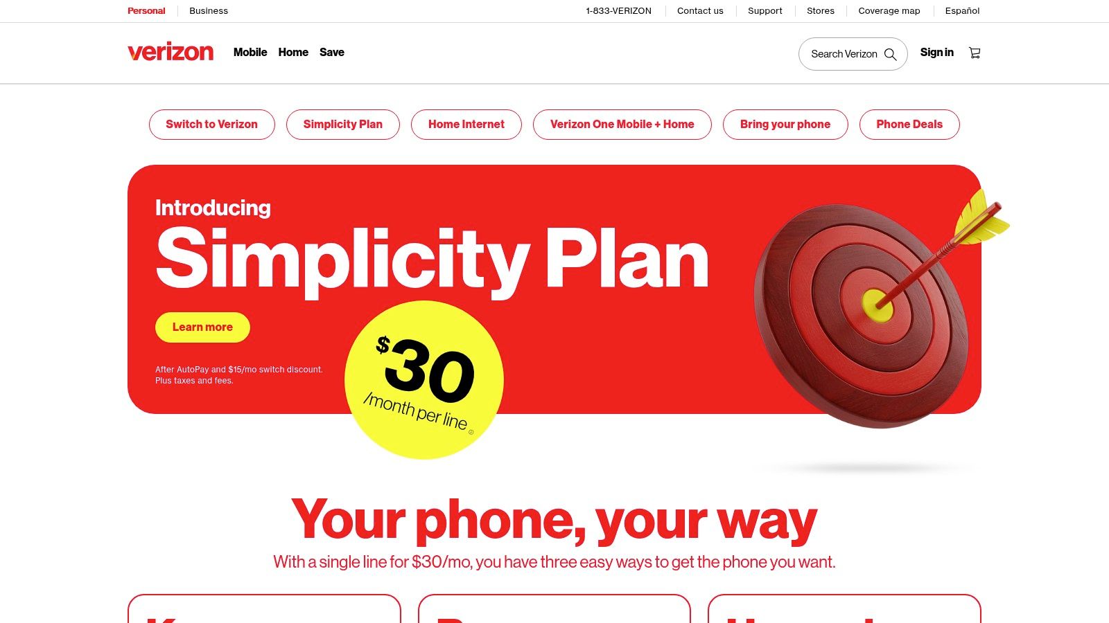 Verizon Fios (Internet + Fios Home Phone)